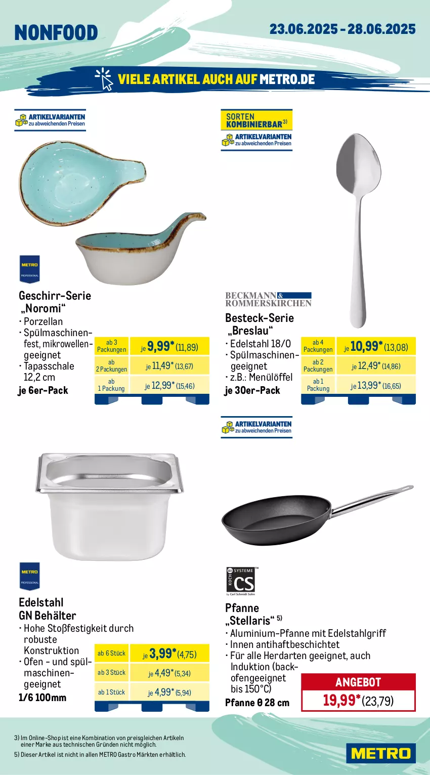 Aktueller Prospekt Metro - Wochen-Angebote Gastro - von 23.06 bis 28.06.2025 - strona 17 - produkty: adapter, akku, angebot, auer, backofen, Behälter, besteck, Dyson, edelstahl, eis, elle, fritteuse, geschirr, herdarten, kraft, küche, Küchen, küchenmaschine, LG, Löffel, mac, Metro, metro gastro, mikrowelle, Ofen, pfanne, reis, rwe, Schal, Schale, Schneebesen, schüssel, sonderposten, spülmaschinen, staubsauger, Tapas, teller, thermostat, Ti, Tiere, wandhalterung, werkzeug, werkzeuge
