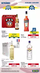 Gazetka promocyjna Metro - Wochen-Angebote Gastro - Gazetka - ważna od 28.06 do 28.06.2025 - strona 14 - produkty: angebot, aperol, ariel, auer, auto, bier, bree, chardonnay, coupon, dry gin, eis, elle, erdinger, flasche, frucht, getränk, getränke, gin, gordon, lenor, lenor weichspüler, london dry, london dry gin, Metro, metro gastro, Palette, papier, Pods, reis, Schere, teller, Ti, tiefpreis, vollwaschmittel, waschmittel, weichspüler