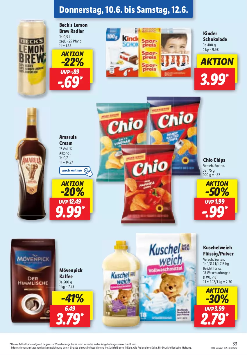 Aktueller Prospekt Lidl - Aktionsprospekt - von 07.06 bis 12.06.2021 - strona 33