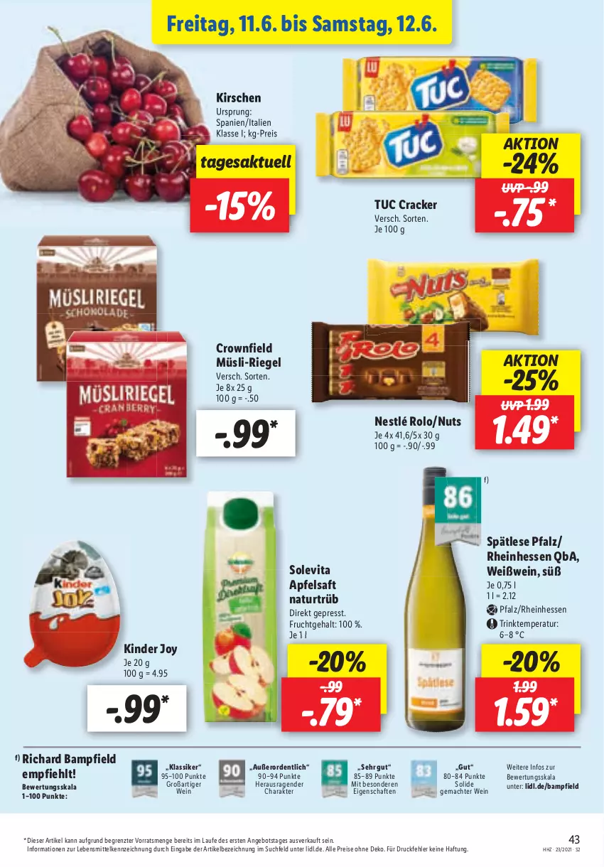 Aktueller Prospekt Lidl - Aktionsprospekt - von 07.06 bis 12.06.2021 - strona 43