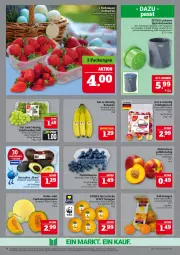 Gazetka promocyjna Marktkauf - Prospekt - Gazetka - ważna od 12.04 do 12.04.2025 - strona 8 - produkty: aktionspreis, avocado, avocados, banane, bananen, beere, beeren, deka, eis, erdbeere, erdbeeren, fleisch, heidelbeere, heidelbeeren, melone, Nektar, nektarinen, nuss, orange, orangen, reis, Ria, saft, Saftorangen, spaghetti, tafeläpfel, tafeltrauben, Ti, trauben, ZTE