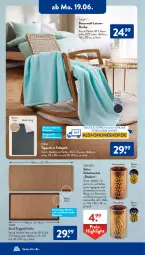 Gazetka promocyjna AldiSud - NÄCHSTE WOCHE - Gazetka - ważna od 24.06 do 24.06.2023 - strona 14 - produkty: aldi, Bau, baumwolle, casa deco, decke, Dekoleuchte, dell, eis, elle, erde, lamm, Läufer, leine, Leuchte, Mode, reis, teppich, Ti, wolle