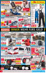 Gazetka promocyjna Norma - Norma - Gazetka - ważna od 27.02 do 27.02.2023 - strona 4 - produkty: Abbruchhammer, adapter, Aschesauger, auer, aufbewahrungsbox, Bau, baumwolle, Bebe, Behälter, beutel, Blasebalg, Bohrerset, Brei, dell, eis, elle, Gehrungssäge, gin, grill, Holz, hose, HP, Kette, koffer, kraft, ladegerät, Latzhose, LG, messer, Mode, ndk, nuss, Reinigung, reis, Ria, ring, rum, rwe, sac, säge, Schal, schrauben, smartphone, spachtel, Sport, steckdose, Steckdosenadapter, Tasche, taschen, Ti, tisch, trolley, usb, werkzeug, wolle, ZTE