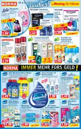 Gazetka promocyjna Norma - Norma - Gazetka - ważna od 27.02 do 27.02.2023 - strona 6 - produkty: Amber, apfel, auer, auto, backofen, Bad, basilikum, bio, biozidprodukte, Bodentücher, bree, bürste, bürsten, citrus, eis, ente, Fangtücher, flasche, grill, Holz, Kamin, kraft, küche, laminat, Leuchte, leuchten, limette, lufterfrischer, maschinenreiniger, Mett, Ofen, Rauch, Raumduft, reifen, reiniger, Reinigung, reinigungstücher, reis, rwe, spülmaschinen, tender, Ti, tisch, tuc, tücher, waschmaschine, waschmaschinen, waschmittel, weichspüler, Wild, wild berry