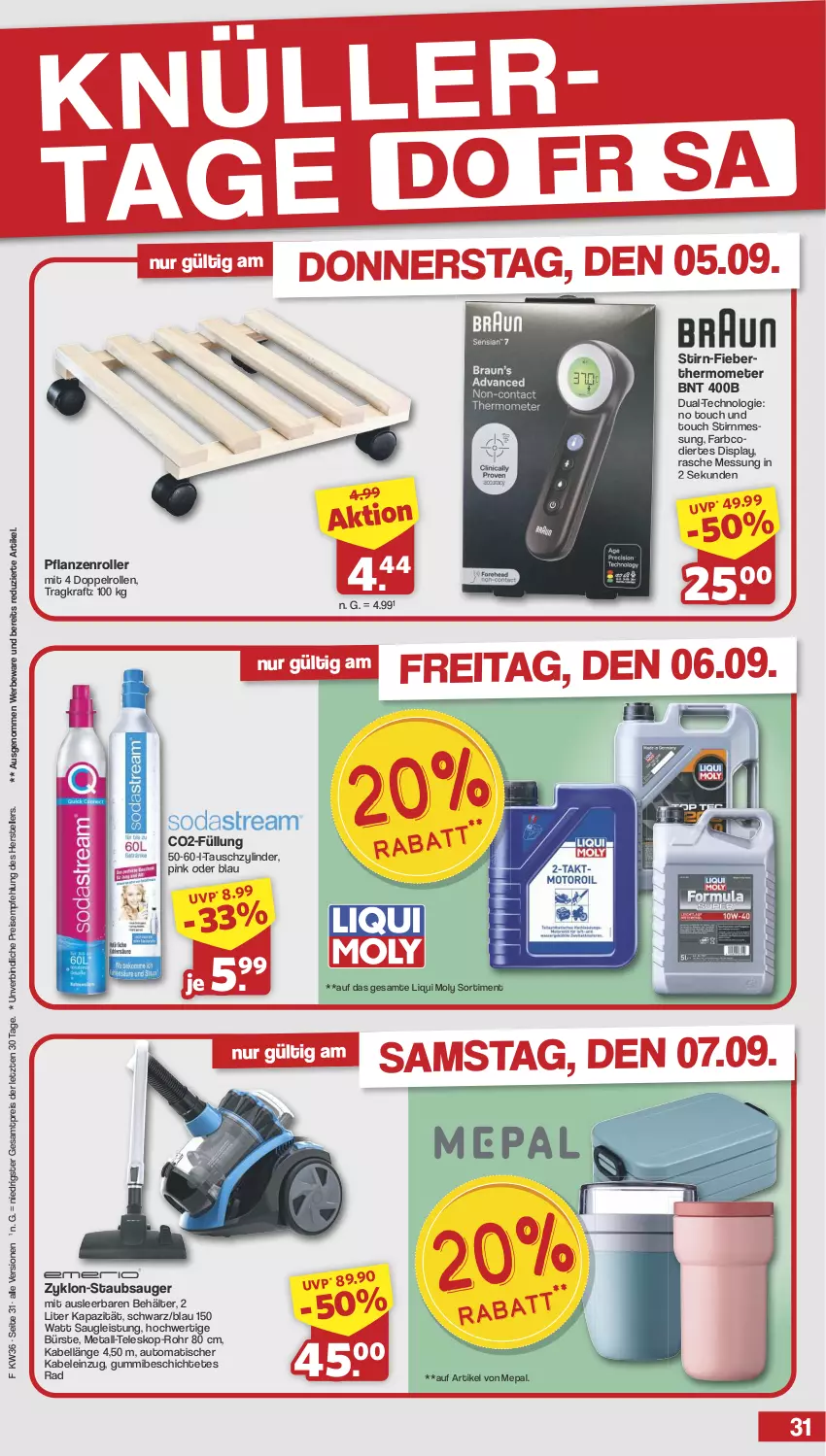 Aktueller Prospekt Famila - Prospekte - von 02.09 bis 07.09.2024 - strona 31 - produkty: auto, Behälter, bürste, eis, elle, Fieberthermometer, kraft, pflanze, pflanzen, reis, Roller, staubsauger, Teleskop, teller, thermometer, Ti, tisch, ZTE