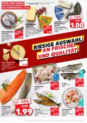 Gazetka promocyjna Kaufland - Gazetka - ważna od 23.02 do 23.02.2022 - strona 16 - produkty: angebot, appenzeller, aqua, cambozola, curry, eis, elle, filet, forelle, garnelen, genovese, hartkäse, kabeljaufilet, Käse, kokos, kräuter, lachs, mac, Makrele, Manchego, mango, milch, paprika, pesto, rel, rwe, salat, schnittkäse, Tête de Moine, Ti, tisch, uhr, weichkäse, ZTE