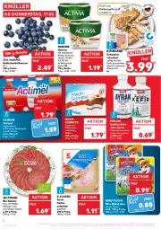 Gazetka promocyjna Kaufland - Gazetka - ważna od 23.02 do 23.02.2022 - strona 2 - produkty: actimel, activia, angebot, auer, Ayran, Becher, beere, beeren, bifi, bio, Bio-Salami, creme, danone, danone activia, drink, ferdi fuchs, Geflügel, getränk, getränke, heidelbeere, heidelbeeren, hinterschinken, honig, joghur, joghurt, Joghurtdrink, Kefir, milch, Milchschnitte, Mini-Würstchen, Müller, pfeffer, purland, rind, rinder, saft, salami, Schal, Schale, schinken, schnitten, schnitzel, schwein, schweine, schweineschnitzel, snack, Ti, wein, weine, wiener, wiltmann, würstchen, ZTE