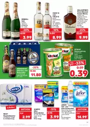 Gazetka promocyjna Kaufland - Gazetka - ważna od 23.02 do 23.02.2022 - strona 39 - produkty: Alwa, Always, angebot, angebote, ball, Ballantine's, bier, binden, blended scotch, blended scotch whisky, brut, colorwaschmittel, Damenbinden, elle, gelee, haushaltstücher, henkel, henkell, henkell sekt, katzennahrung, kellerbier, kitekat, lenor, liqueur, mönchshof, natur, ouzo, ouzo 12, Pods, radler, schoko, schokolade, scotch, scotch whisky, sekt, Soße, Ti, tücher, vanille, waschmittel, whisky