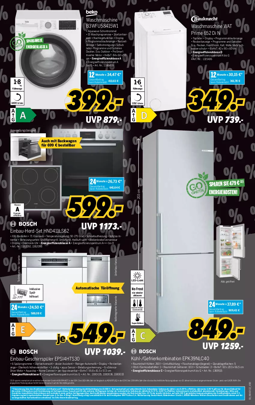 Aktueller Prospekt Medimax - MEDIMAX Prospekt KW47 2022 - von 18.11 bis 24.11.2022 - strona 9 - produkty: aqua, aquastop, auer, auto, backofen, Bau, Behälter, eimer, einbau-geschirrspüler, eis, Elektro, elle, erde, Finish, flasche, garraum, gefrierkombination, gefu, geschirr, geschirrspüler, grill, HP, korb, led-licht, LG, Liege, mab, mastercard, obst, Ofen, reiniger, Reinigung, reis, Ria, rum, schubladen, Spektrum, teller, Ti, tisch, Toplader, trommel, uhr, waschmaschine, wasser, wolle