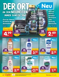 Gazetka promocyjna Netto Marken-Discount - Filial-Angebote - Gazetka - ważna od 28.10 do 28.10.2023 - strona 24 - produkty: auer, Bad, Badekristalle, bestpreis, body, bodylotion, creme, dauertiefpreis, duschgel, eis, elle, garnier, Guhl, hafer, handcreme, kneipp, Lotion, Maske, Mixa, mizellen, ndk, neuheit, olive, palmolive, Peeling, reis, shampoo, shampoo oder spülung, spülung, Ti, tiefpreis, Wahre Schätze, wasser