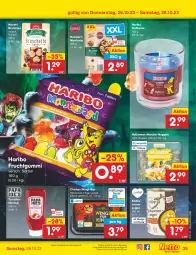 Gazetka promocyjna Netto Marken-Discount - Filial-Angebote - Gazetka - ważna od 28.10 do 28.10.2023 - strona 37 - produkty: angebot, bestpreis, brot, chicken wings, chili, chips, creme, cremesuppe, Duftkerze, eis, frucht, fruchtgummi, gewürz, haribo, honig, kerze, ketchup, Kürbis, mango, monster, nuggets, nuss, reis, suppe, Ti, tomate, tomaten, tomatenketchup, ZTE