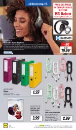Gazetka promocyjna Lidl - Aktionsprospekt - Gazetka - ważna od 09.07 do 09.07.2022 - strona 32 - produkty: akku, Brei, deka, din a4, drucker, eis, kopfhörer, kopierpapier, ladekabel, LG, ndk, office, ordner, papier, reis, Schal, Schale, silvercrest, Ti, usb, ZTE