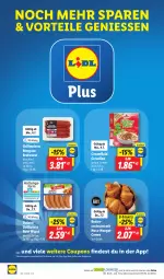 Gazetka promocyjna Lidl - Aktionsprospekt - Gazetka - ważna od 09.07 do 09.07.2022 - strona 48 - produkty: angebot, bratwurst, brot, butter, cerealien, coupon, coupons, creme, Croissant, dulano, eis, grill, lamm, Meister, ndk, Nougatcreme, nuss, rind, Schal, Schale, Ti, wurst