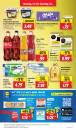 Gazetka promocyjna Lidl - Aktionsprospekt - Gazetka - ważna od 09.07 do 09.07.2022 - strona 7 - produkty: ACC, angebot, bohne, bohnen, cola, coupon, coupons, dolce gusto, dulano, eis, elle, espresso, fanta, Floralys, Focaccia, früchte, Kuschelweich, lyoner, mandel, mandeln, milka, Nescafé, papier, preisvorteil, reis, schoko, schokolade, sensodyne, tafelschokolade, teller, Ti, weichspüler, Yo, ZTE