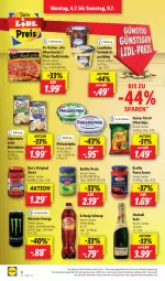 Gazetka promocyjna Lidl - Aktionsprospekt - Gazetka - ważna od 09.07 do 09.07.2022 - strona 8 - produkty: Alpenhain, barilla, Ben’s Original, chips, die ofenfrische, Dr. Oetker, eis, elle, gin, grill, henkel, henkell, henkell sekt, Käse, landliebe, lebensmittel, milch, monster, Monster Energy, Ofen, pasta, Pasta Sauce, pesto, philadelphia, pizza, pizza tradizionale, preisvorteil, pudding, Rauch, reis, sauce, Schwip Schwap, sekt, teller, Ti, tradizionale, vollmilch, weichkäse