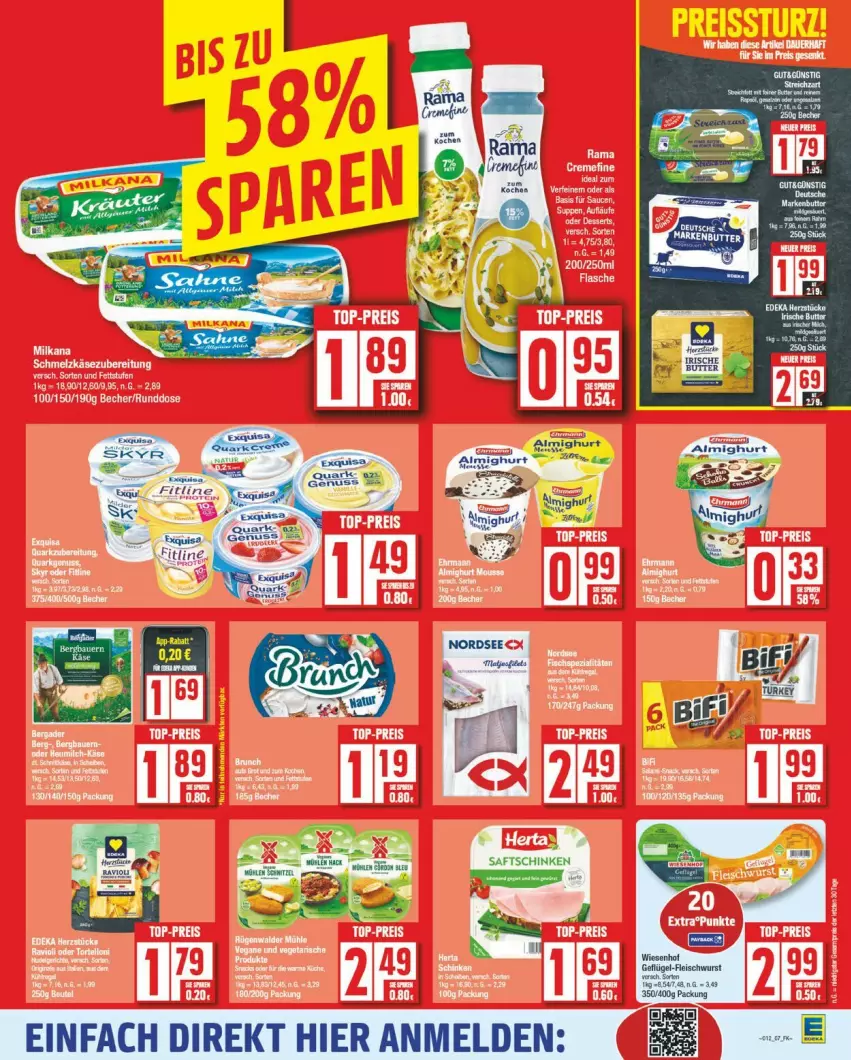 Aktueller Prospekt Edeka - Prospekte - von 17.03 bis 22.03.2025 - strona 10 - produkty: almighur, almighurt, eis, ente, fitline, fleisch, fleischwurst, Geflügel, Geflügel-Fleischwurst, saft, saftschinken, schinken, Ti, wiesenhof, wurst