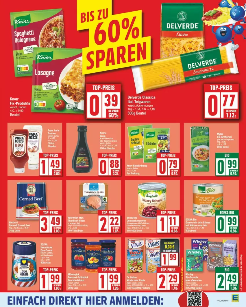 Aktueller Prospekt Edeka - Prospekte - von 17.03 bis 22.03.2025 - strona 12 - produkty: aufstrich, eis, erde, followfish, frucht, fruchtaufstrich, knorr, Paula, reis, top-preis, vita, vitalis