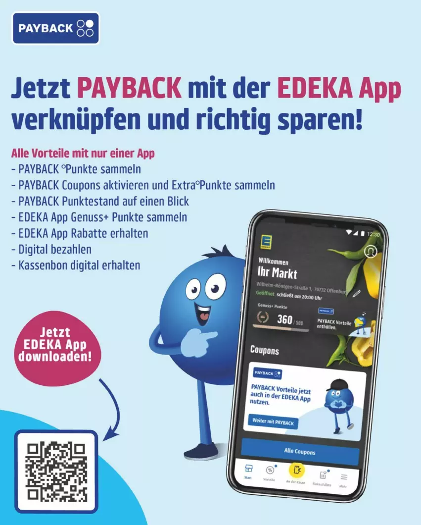 Aktueller Prospekt Edeka - Prospekte - von 17.03 bis 22.03.2025 - strona 2 - produkty: coupon, coupons, deka, nuss, payback, Ti