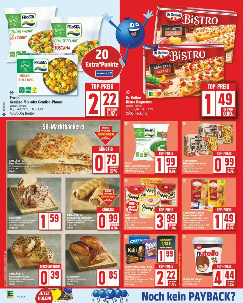 Aktueller Prospekt Edeka - Prospekte - von 17.03 bis 22.03.2025 - strona 9 - produkty: beutel, frosta, gemüse-pfanne, pfanne