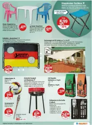 Gazetka promocyjna Vmarkt - Prospekte - Gazetka - ważna od 12.06 do 12.06.2024 - strona 19 - produkty: angebot, angebote, ball, bambus, Bau, besteck, beutel, briketts, bürste, Fußball, gabel, Garten, Gartenfackel, grill, grillrost, grillzange, hering, hocker, Holz, holzkohle, Kinder, koffer, Lampe, leine, LG, messer, Ria, ring, rundgrill, sonnensegel, stapelstuhl, stuhl, Ti, tisch, uv-schutz, Wanne, wasser, Windschutz