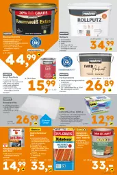 Gazetka promocyjna  - Gazetka - ważna od 12.09 do 12.09.2026 - strona 7 - produkty: Bau, brie, eimer, elle, ente, Holz, holzschutz, innenfarbe, lack, lasur 2in1, latte, Liege, Luftentfeuchter, nuss, Ti, wasser