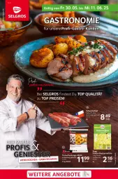 Gazetka promocyjna Selgros - Gastronomie - Gazetka - ważna od 11.06 do 11.06.2025 - strona 1 - produkty: angebot, angebote, eis, filet, fisch, kartoffel, kartoffeln, LG, reis, ring, schwein, schweine, schweinefilet, Ti, Tintenfischringe, wein, weine