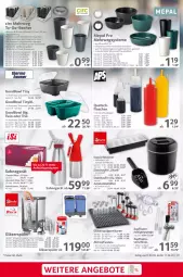 Gazetka promocyjna Selgros - Gastronomie - Gazetka - ważna od 11.06 do 11.06.2025 - strona 27 - produkty: Becher, Behälter, creme, decke, Deckel, eimer, eis, eiswürfel, flasche, geschirr, Gläser, kaffee, kaffeebecher, Kugel, lack, leimer, Mett, reis, rwe, sahne, Schal, Schale, schwamm, Sport, spülmaschinen, Ti, Wanne, würfel