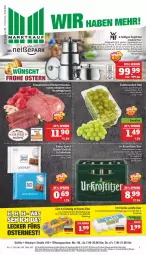 Gazetka promocyjna Marktkauf - Prospekt - Gazetka - ważna od 16.04 do 16.04.2022 - strona 1 - produkty: angebot, angebote, bier, braten, Bratentopf, Brei, decke, Deckel, diadem, edelstahl, eis, elle, fisch, fleisch, gulasch, Kette, reis, rind, rinder, Rinderroulade, rinderrouladen, ritter, ritter sport, rouladen, schmorbraten, Sport, tafeltrauben, tee, teller, Ti, topf, topf-set, trauben, uhr