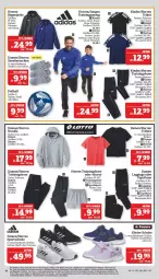 Gazetka promocyjna Marktkauf - Prospekt - Gazetka - ważna od 16.04 do 16.04.2022 - strona 46 - produkty: Anzug, ball, Cap, caprihose, eis, elle, Fußball, gin, hose, Jacke, Kinder, kleid, Kleidung, leggings, reis, schuhe, shirt, shorts, sneaker, sneakersocken, socken, Sport, sportschuhe, T-Shirt, teller, Ti, trainingsanzug, Trainingshose, Trikot