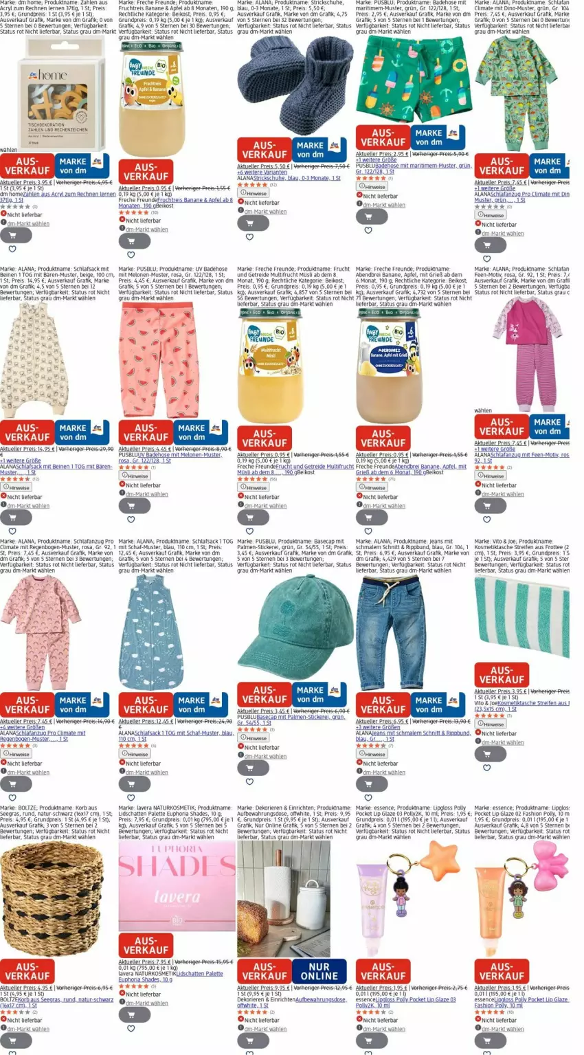 Aktueller Prospekt Dm Drogerie - Prospekte - von 06.10 bis 15.10.2025 - strona 28 - produkty: Anzug, apfel, Aufbewahrungsdose, Bad, Badehose, banane, bio, Brei, Cap, dekoration, eis, elle, freche freunde, frucht, hose, jeans, korb, kosmetik, Kosmetiktasche, lavera, LG, Lipgloss, melone, melonen, müsli, natur, naturkosmetik, Palette, reifen, reis, Ria, sac, Schlafanzug, schlafsack, schuhe, Tasche, tee, Ti, tisch, usb, Yo