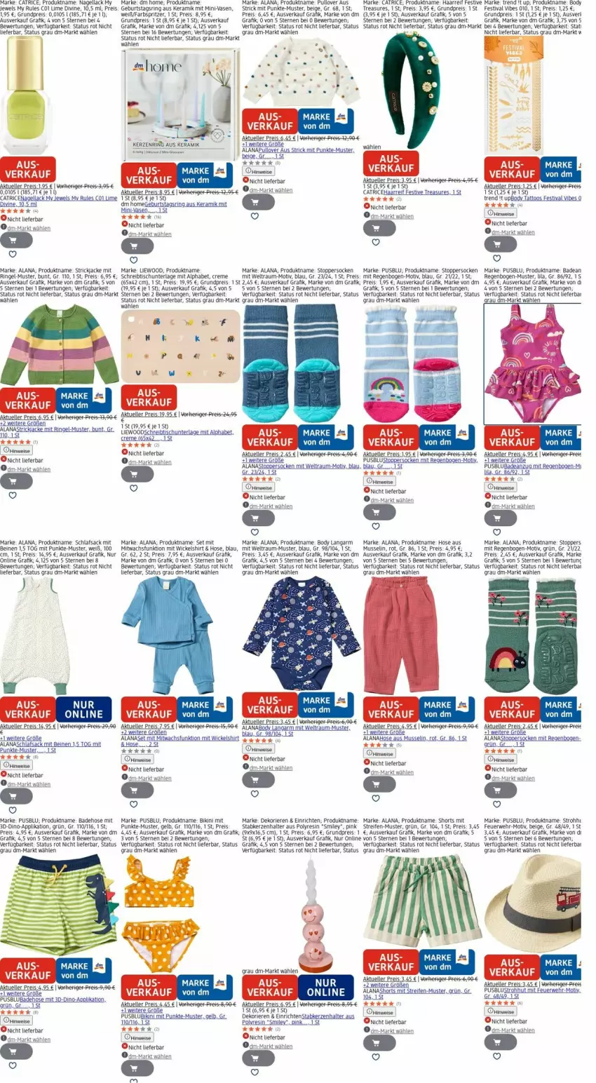 Aktueller Prospekt Dm Drogerie - Prospekte - von 06.10 bis 15.10.2025 - strona 30 - produkty: Anzug, auer, Bad, badeanzug, Badehose, bikini, body, creme, deka, eis, elle, hose, Jacke, kerze, Kerzenhalter, lack, Nagellack, Pullover, reifen, reis, ring, rwe, sac, schlafsack, schreibtisch, shirt, shorts, socken, Stabkerze, Stabkerzenhalter, Strickjacke, tee, Ti, tisch, topper, usb, Vase, Wels, WICK