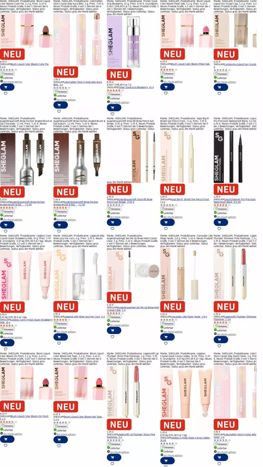 Aktueller Prospekt Dm Drogerie - Prospekte - von 06.10 bis 15.10.2025 - strona 4 - produkty: blueberry, cola, cookie, dip, eier, eis, Engel, ente, Eyeliner, lack, Lipgloss, Lippenstift, reis, ring, Ti