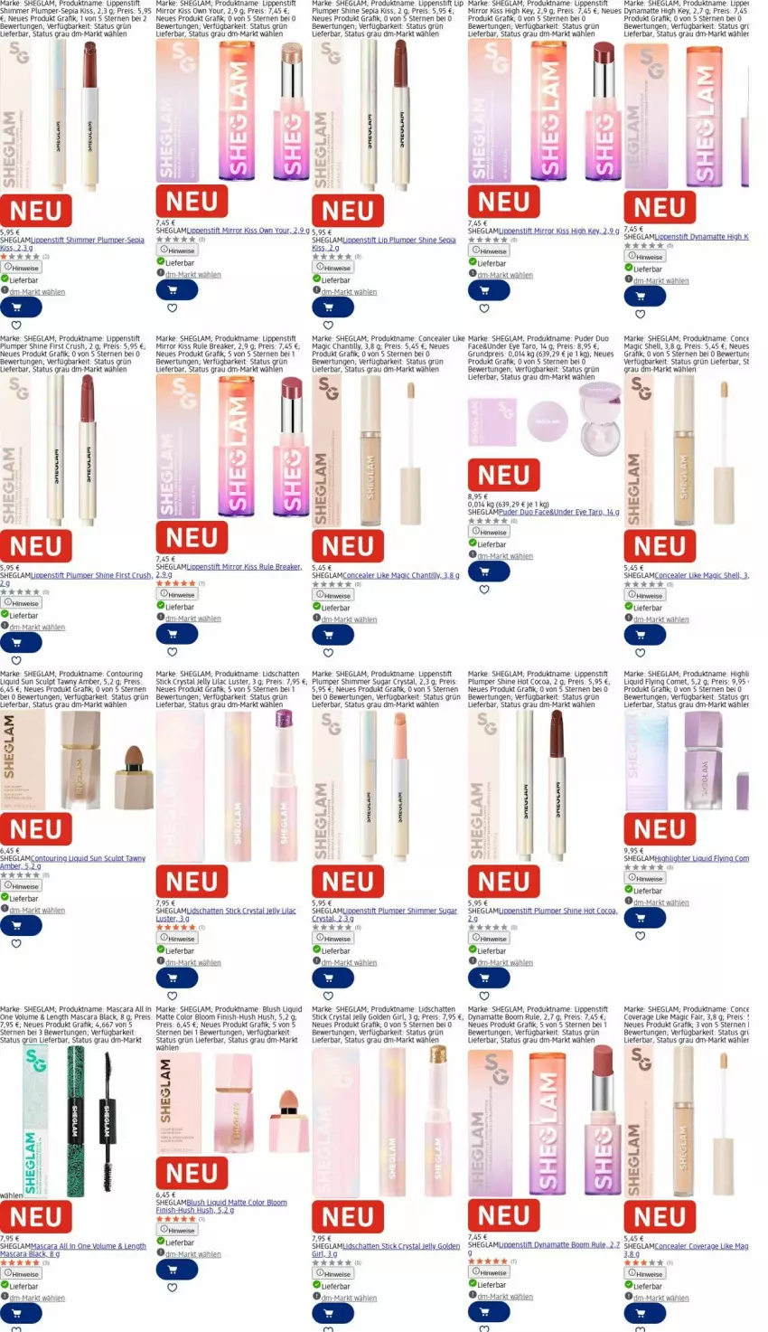 Aktueller Prospekt Dm Drogerie - Prospekte - von 06.10 bis 15.10.2025 - strona 5 - produkty: Amber, cocos, eis, Finish, lack, lamm, Lippenstift, Mascara, reis, ring, rum, tee, Ti, Yo