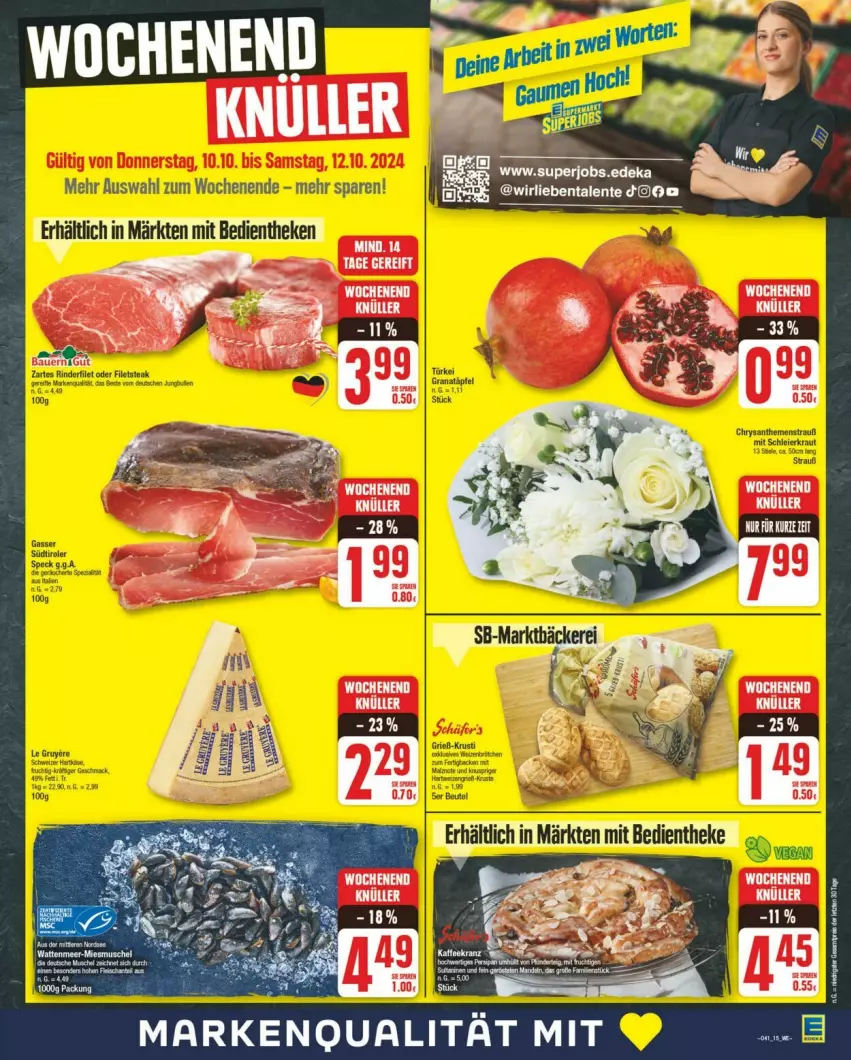 Aktueller Prospekt Edeka - Prospekte - von 05.10 bis 12.10.2024 - strona 15 - produkty: deka