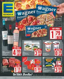 Gazetka promocyjna Edeka - Prospekte - Gazetka - ważna od 12.10 do 12.10.2024 - strona 1 - produkty: Bad, deka, eis, elsässer art, flammkuchen, kuchen, lamm, Ofen, pizza, reis, rind, rinder, salami, steinofen, Ti, top-preis