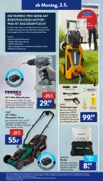 Gazetka promocyjna AldiSud - ALDI Aktuell - Gazetka - ważna od 07.05 do 07.05.2022 - strona 13 - produkty: adapter, akku, akku-bohrschrauber, alle artikel ohne dekoration, angebot, auer, aufbewahrungsbox, Bohrschrauber, Brei, bürste, bürsten, decke, dekoration, eis, Elektro, elle, ente, ferrex, gin, hochdruckreiniger, HP, korb, ladegerät, LG, ohne akku und ladegerät, rasen, rasenmäher, reiniger, Reinigung, Reinigungsmittel, resa, rum, schlauch, Sprühpistole, Teleskop, Ti, tisch, wasser, WICK, ZTE