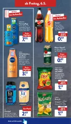 Gazetka promocyjna AldiSud - ALDI Aktuell - Gazetka - ważna od 07.05 do 07.05.2022 - strona 38 - produkty: aldi, aloe vera, bier, body, bodylotion, chips, cola, duschgel, eis, elle, fa duschgel, flasche, funny-frisch, lorenz, Lotion, meersalz, natur, natura, nivea, nivea sun, Ofen, paprika, pfeffer, pils, pilsner, pilsner urquell, Q10, reis, rel, salz, sinalco, teller, Ti, Yo, yoghurt