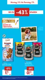 Gazetka promocyjna AldiSud - ALDI Aktuell - Gazetka - ważna od 07.05 do 07.05.2022 - strona 9 - produkty: aldi, discount, eis, elle, lebensmittel, milch, monitor, nassfutter, reis, riegel, rind, schoko, Ti
