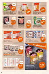 Gazetka promocyjna Tegut - Angebote der Woche - Gazetka - ważna od 27.05 do 27.05.2023 - strona 10 - produkty: aoste stickado, auer, aufschnitt, Bau, Bauer, bio, braten, bratenaufschnitt, bratwurst, eis, elle, ente, fleisch, gin, hackfleisch, ideal zum braten, kalbsschnitzel, Käse, krustenbraten, lamm, landprimus, leberkäs, leberkäse, Mini-Salami, ndk, pizza, reis, rind, rinder, ring, rostbratwurst, saft, salami, Schal, Schale, schinken, schnitzel, schwein, schweine, schweineschnitzel, Speck, steinhaus, stickado, thüringer rostbratwurst, Ti, wein, weine, würfel, wurst