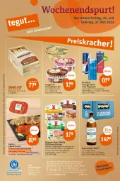 Gazetka promocyjna Tegut - Angebote der Woche - Gazetka - ważna od 27.05 do 27.05.2023 - strona 26 - produkty: alkohol, angebot, angebote, auer, bio, cremissimo, dekoration, drink, drucker, eis, energy drink, Engel, ente, Fulda, getränk, getränke, grill, kerze, kochschinken, korb, kräuter, landprimus, langnese, langnese cremissimo, lebensmittel, mac, marinade, Nackensteak, nackensteaks, oder kräuter, paprika, red bull, rezept, rezepte, rügenwalder, rügenwalder mühle, schinken, schwein, schweine, schweinenacken, sim, spargel, steak, steaks, Ti, uhr, wein, weine