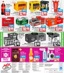 Gazetka promocyjna Hit - Prospekte - Gazetka - ważna od 26.03 do 26.03.2022 - strona 20 - produkty: angebot, angebote, Astra, auer, Bad, bier, bohne, bohnen, braun, budweiser, burger, coca-cola, cola, drucker, eimer, eis, elle, Engel, erdinger, fisch, flasche, frucht, fruchtsaft, Früh Kölsch, glasflasche, jelzin, kerze, kleiner feigling, könig pilsener, leine, Lübecker, pils, pilsener, puschkin vodka, Rauch, reis, saft, schweppes, sinalco, teller, Ti, tyskie, uhr, valensina, vittel, vodka, weissbier