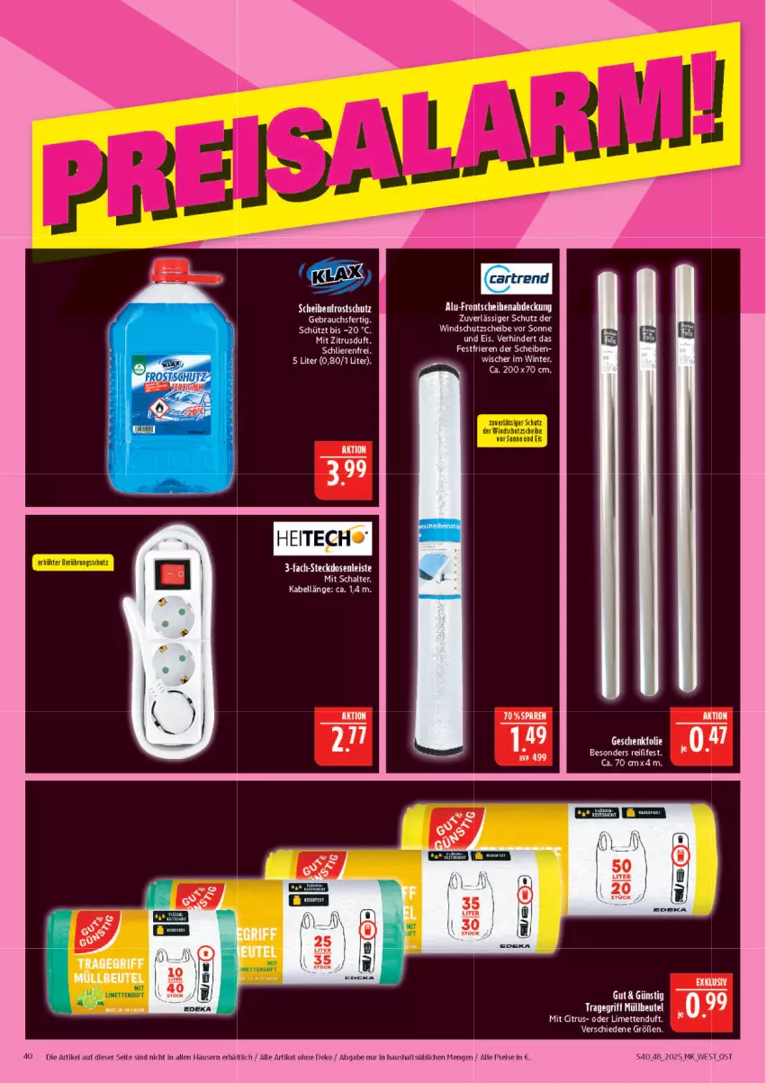Aktueller Prospekt Marktkauf - Prospekt - von 23.11 bis 29.11.2025 - strona 40 - produkty: eis, Rauch, reis, steckdose, Steckdosenleiste, tee, Ti, Windschutz