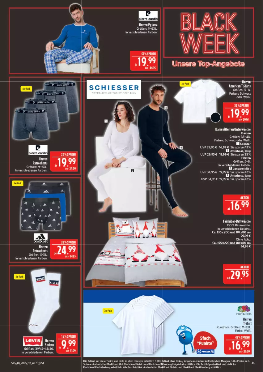Aktueller Prospekt Marktkauf - Prospekt - von 23.11 bis 29.11.2025 - strona 45 - produkty: angebot, angebote, Bau, baumwolle, eis, hose, lack, Langarmshirt, Pierre Cardin, reis, schuhe, shirt, shirts, Sport, T-Shirt, tee, Ti, top-angebot, wolle, ZTE