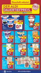 Gazetka promocyjna Aldi Nord - Von Montag - Gazetka - ważna od 08.06 do 08.06.2024 - strona 4 - produkty: aldi, auer, aufschnitt, Becher, bio, Cap, cappuccino, cin, dauertiefpreis, dessert, eis, frucht, joghur, joghurt, Kefir, Moreno, müsli, orange, orangen, reis, sahne, Spezi, Ti, tiefpreis, trolli, wurst, zucker