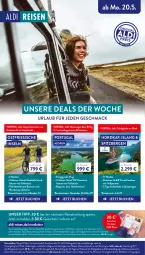 Gazetka promocyjna Aldi Nord - Von Montag - Gazetka - ważna od 08.06 do 08.06.2024 - strona 42 - produkty: aldi, buch, eis, erde, gutschein, gutscheine, kreuzfahrten, LG, mac, reis, Schal, Ti, ZTE