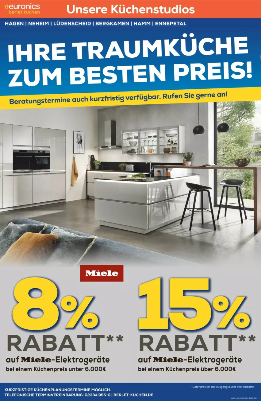 Aktueller Prospekt Euronics - Prospekte - von 18.01 bis 25.01.2023 - strona 6 - produkty: eis, Elektro, elektrogeräte, elle, küche, Küchen, reis