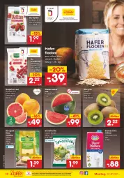 Gazetka promocyjna Netto Marken-Discount - Filial-Angebote - Gazetka - ważna od 05.02 do 05.02.2022 - strona 10 - produkty: asti, beutel, bio, cranberries, Datteln, eis, grapefruit, hafer, haferflocken, Käse, käsescheiben, kerrygold, kiwi, korn, melone, milch, ndk, reis, sac, Schal, Schale, smoothie, Ti, versandkostenfrei, wasser, wassermelone