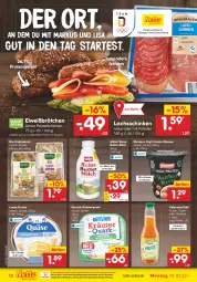 Gazetka promocyjna Netto Marken-Discount - Filial-Angebote - Gazetka - ważna od 05.02 do 05.02.2022 - strona 12 - produkty: angebot, backofen, Becher, bio, brot, brötchen, butter, ehrmann, eis, gervais, knäckebrot, kräuter, lachs, lachsschinken, Loose, milch, mousse, Müller, natur, ndk, Ofen, quark, quäse, reis, saft, schinken, stube, Ti, valensina, versandkostenfrei, vita, Vitamine