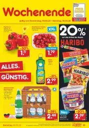 Gazetka promocyjna Netto Marken-Discount - Filial-Angebote - Gazetka - ważna od 05.02 do 05.02.2022 - strona 29 - produkty: Alwa, angebot, eis, elle, flasche, glasflasche, haribo, mineralwasser, Mineralwasser Classic, natur, paprika, paprika rot, pflaume, pflaumen, rapso, rapsöl, reis, rel, Schal, Schale, Ti, tomate, tomaten, wasser, ZTE