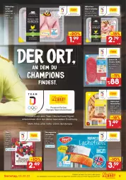 Gazetka promocyjna Netto Marken-Discount - Filial-Angebote - Gazetka - ważna od 05.02 do 05.02.2022 - strona 9 - produkty: angebot, braten, champion, elle, filet, filets, geschnetzeltes, Hähnchengeschnetzeltes, henkel, küche, lachs, lachsfilet, lachsfilets, natur, obst, reifen, rwe, salami, schenkel, Ti, Zelt, ZTE